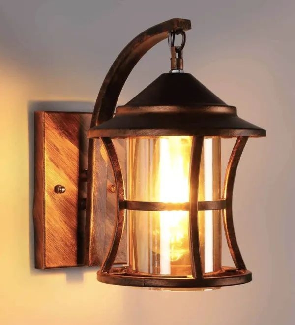 Dunelm Copper Metal Wall Lamp