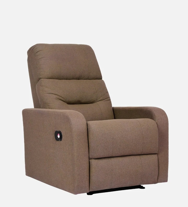 Kairo 1 Seater Manual Recliner - Husk Brown