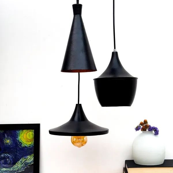 Aquarium Cone And Disc Hanging Lamp