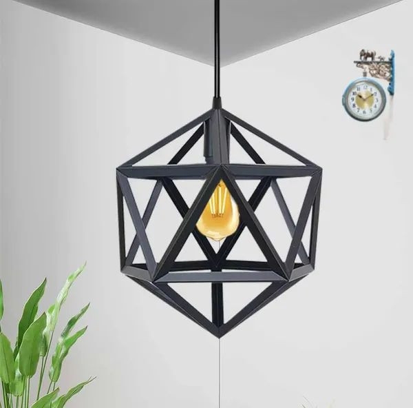 Ceiling Hexagonal Shape Pendant Hanging Lamp