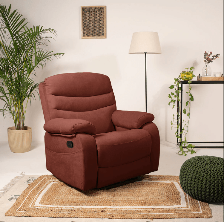Vivo 1 Seater Rotation Manual Recliner - Tabasco Finish